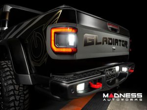 Jeep Gladiator JT Tail Lights - Flush Mount - LED - Red Lens Jeep Gladiator JT Tail Lights - Flush Mount - LED - Red Lens